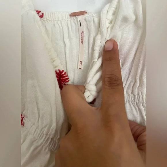 NWOT free people Emory Embroidered Midi Dress - Picture 7 of 16